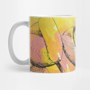 Tulips Sketch Watercolour Mug